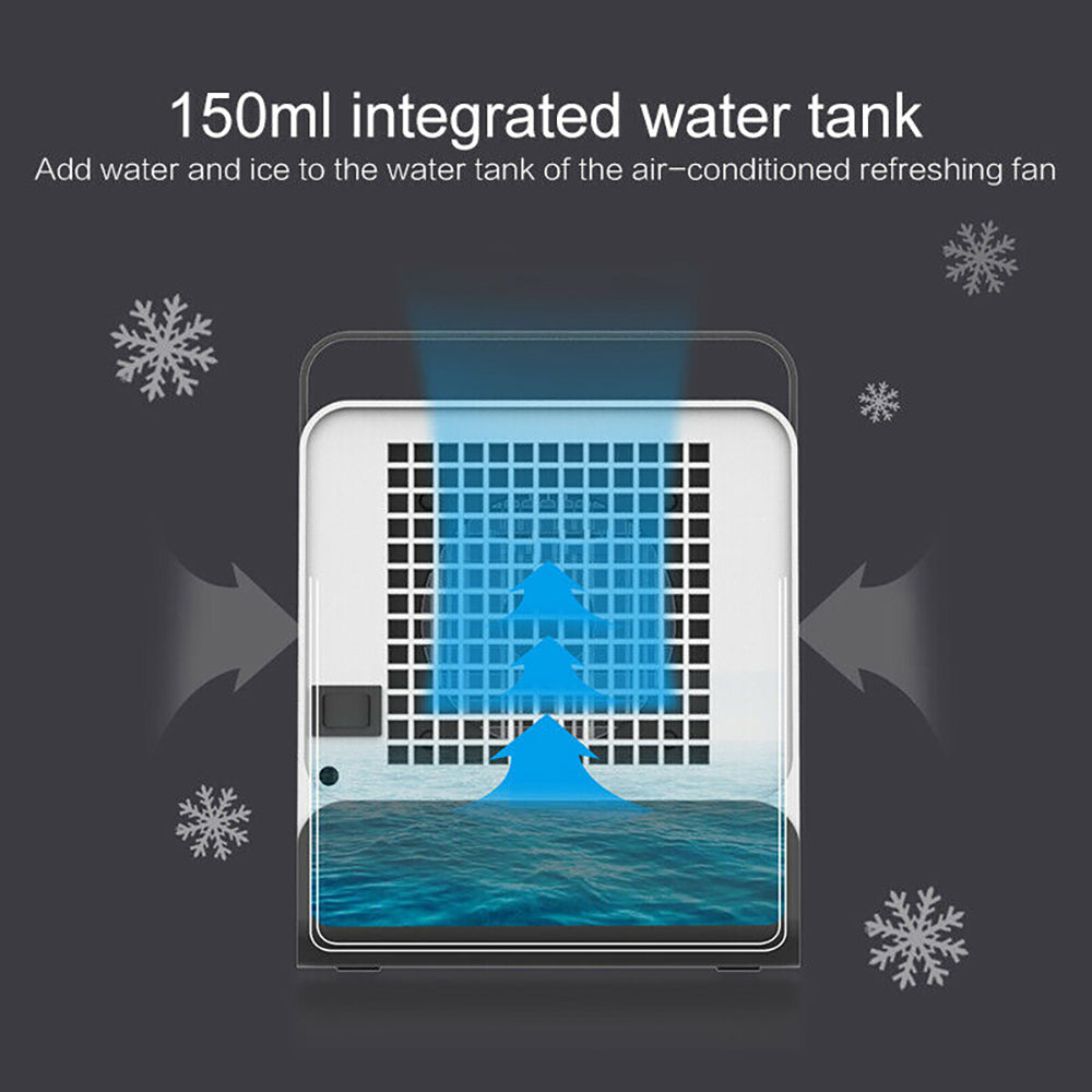 Stay Cool Anywhere — 4-in-1 Personal Air Cooler & Mister