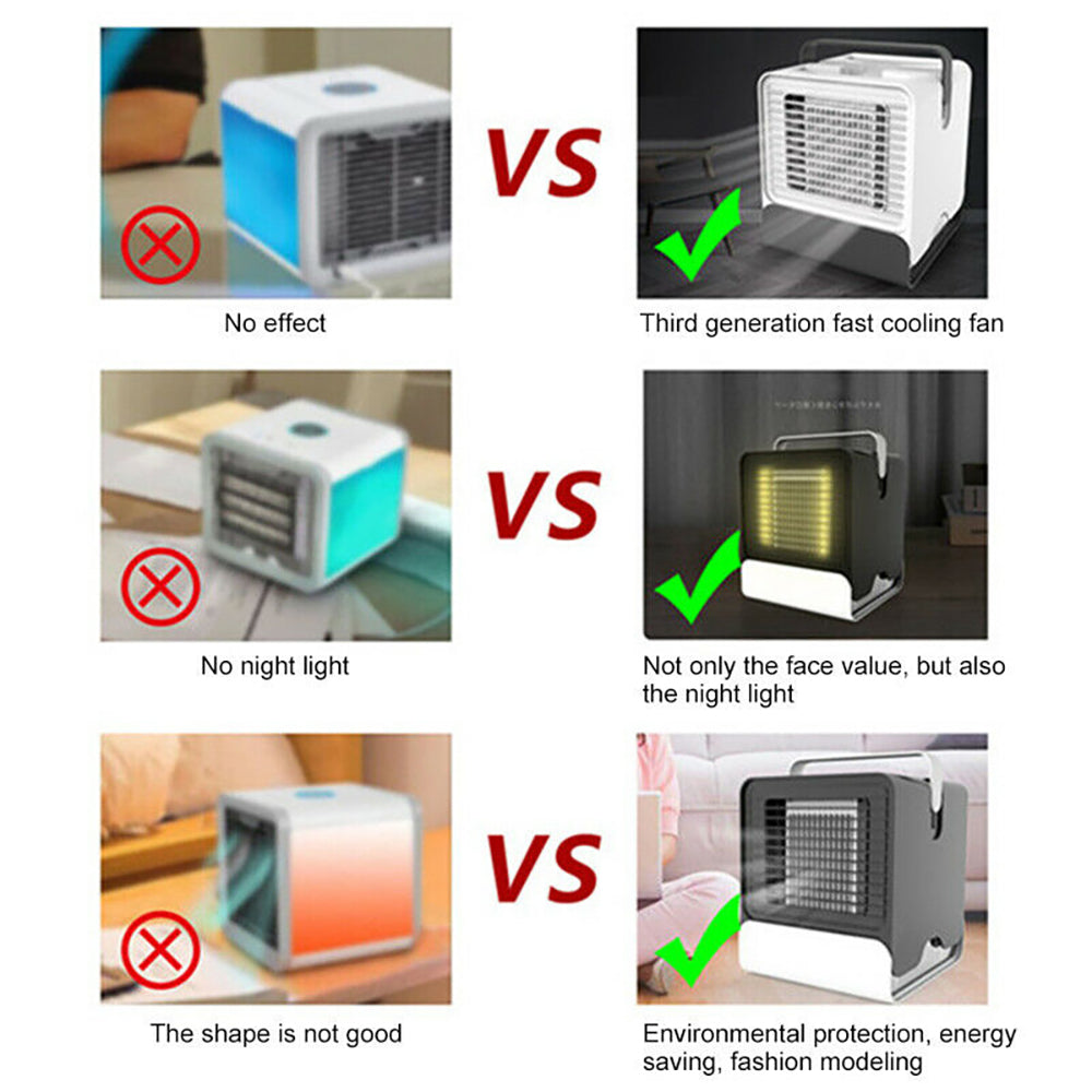 Stay Cool Anywhere — 4-in-1 Personal Air Cooler & Mister