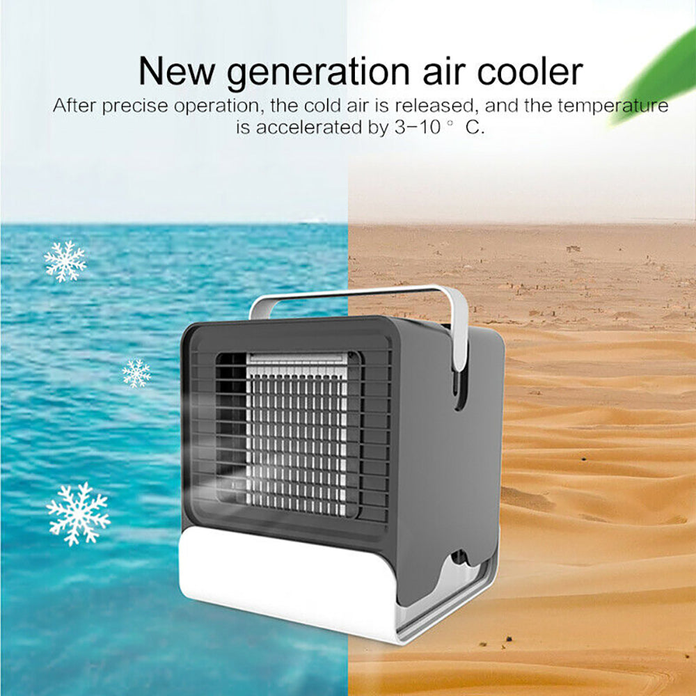 Stay Cool Anywhere — 4-in-1 Personal Air Cooler & Mister