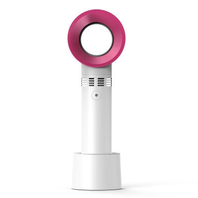 360° Bladeless Desk Fan — USB Rechargeable, Kid-Safe Cooling