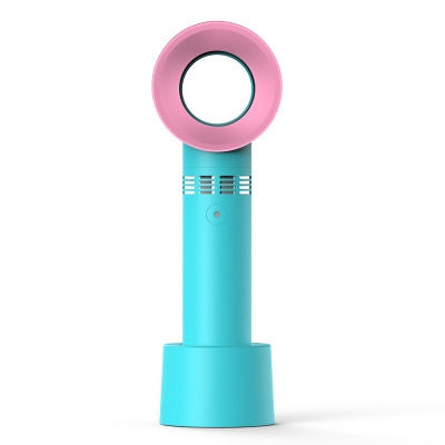 360° Bladeless Desk Fan — USB Rechargeable, Kid-Safe Cooling
