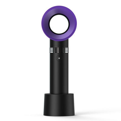360° Bladeless Desk Fan — USB Rechargeable, Kid-Safe Cooling