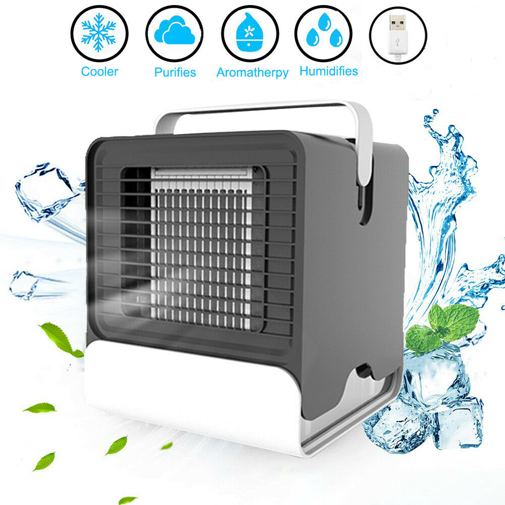 Stay Cool Anywhere — 4-in-1 Personal Air Cooler & Mister