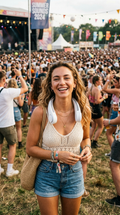 Bladeless Neck Fan - festival lifestyle