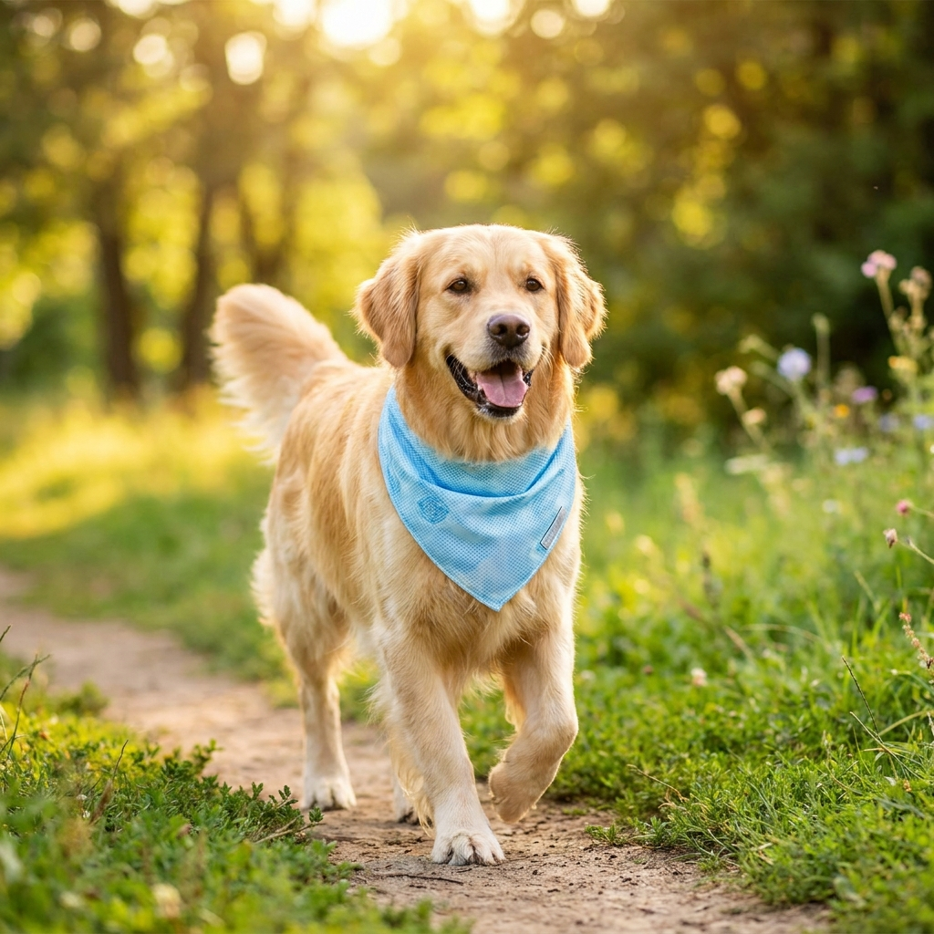 Dog Cooling Bandana lifestyle photo